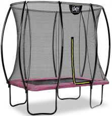 Батут з сіткою EXIT Silhouette 153 x 214 см pink